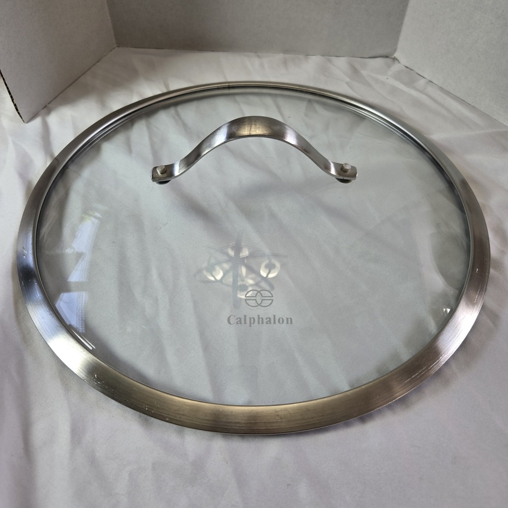 Genuine Calphalon Replacement LID ONLY 12 Inch Tempered Glass Pot Pan Cover